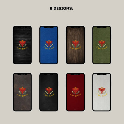 Hintergrundbilder "I love Südtirol" Smartphone Wallpapers | Digitaler Download | Tiroler Design | 8 Bilder | für Android und iPhone