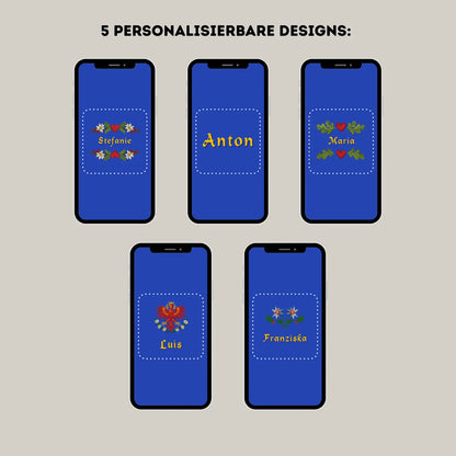 Hintergrundbilder "Südtirol" Smartphone Wallpapers | Mit deinem Namen personalisiert | Digitaler Download | Tiroler Design | 5 Bilder | für Android und iPhone