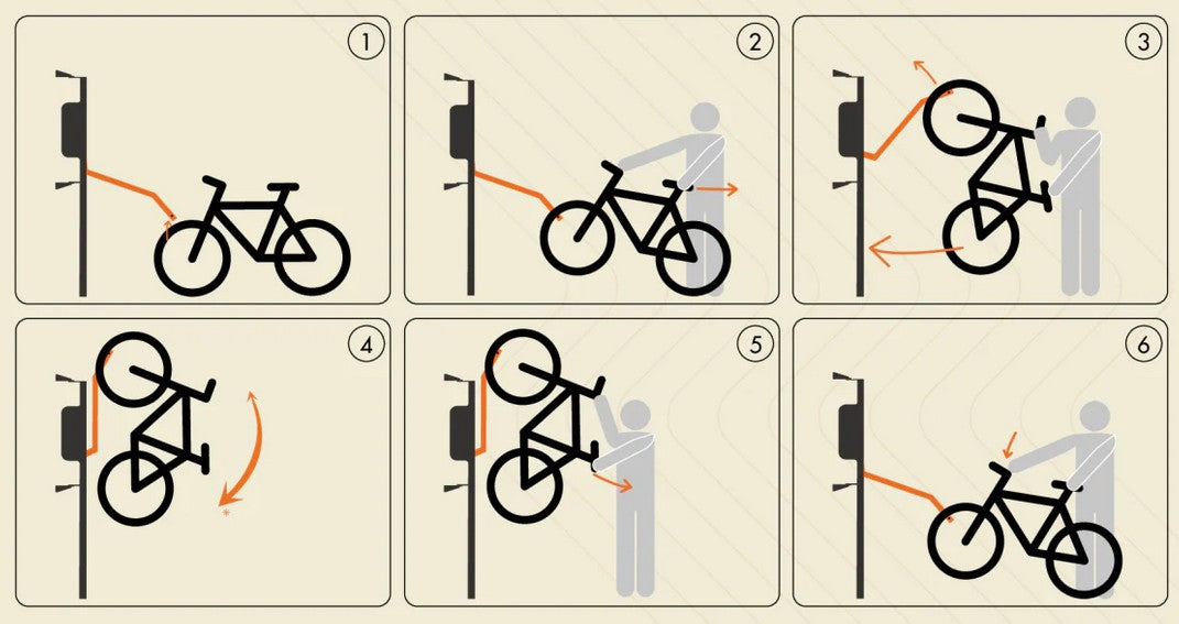 eBike Wandhalterung Staybike, TURNING schwenkbar | Made in Südtirol
