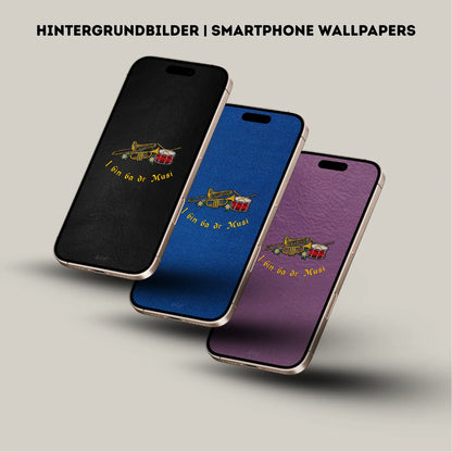 Hintergrundbilder "I bin ba dr Musi" Smartphone Wallpapers | Digitaler Download | Tiroler Design Musikkapelle | 8 Bilder | für Android und iPhone