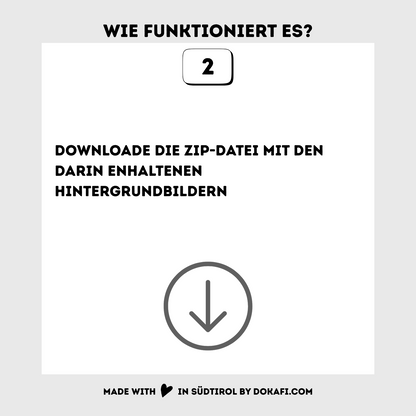 Hintergrundbilder "Wanderwoman" Smartphone Wallpapers | Digitaler Download | Tiroler Design | 8 Bilder | für Android und iPhone