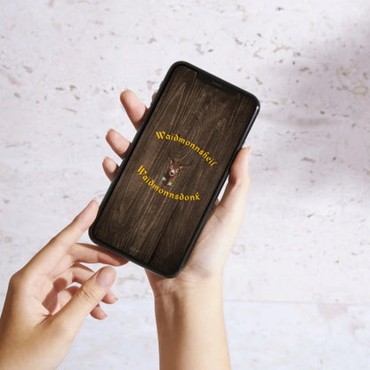 Hintergrundbilder "Waidmonnsheil" Smartphone Wallpapers | Digitaler Download | Tiroler Design Jagd | 8 Bilder | für Android und iPhone