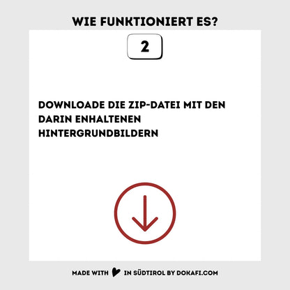 Hintergrundbilder "I love Südtirol" Smartphone Wallpapers | Digitaler Download | Tiroler Design | 8 Bilder | für Android und iPhone