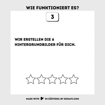 Hintergrundbilder "Mein Haustier" Smartphone Wallpapers | Mit dem Namen und Foto deines Haustieres personalisiert | Digitaler Download | Edles Design | 6 Bilder | für Android und iPhone